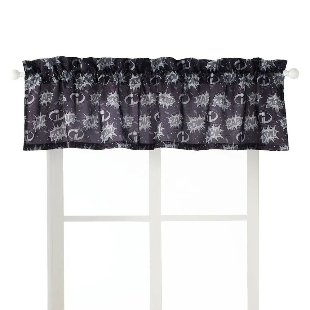 The Incredibles 2 Disney‎ Pixar Window Valance Super Hero Curtain Bedroom Decor